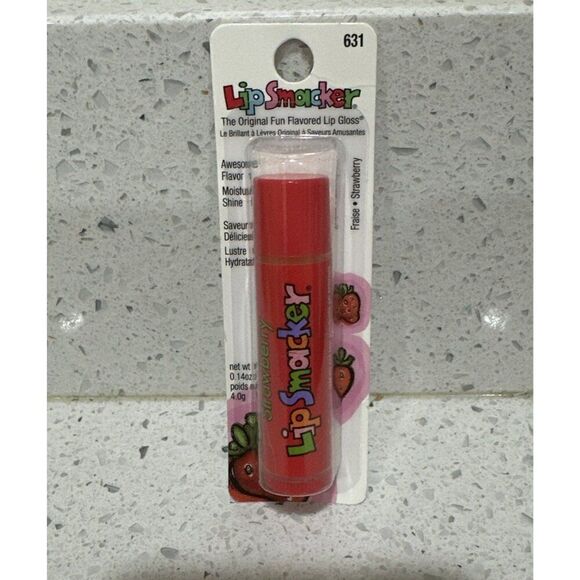 Vintage Lip Smacker Lip Balm, Strawberry, 0.14 oz - Picture 1 of 2